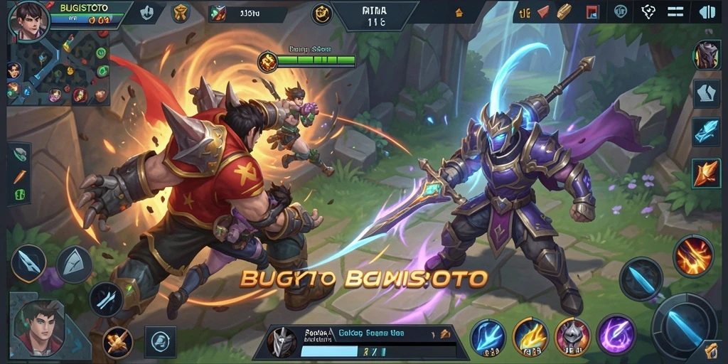 Gameplay seru dan menegangkan dalam <strong>BUGISTOTO</strong> MOBA.