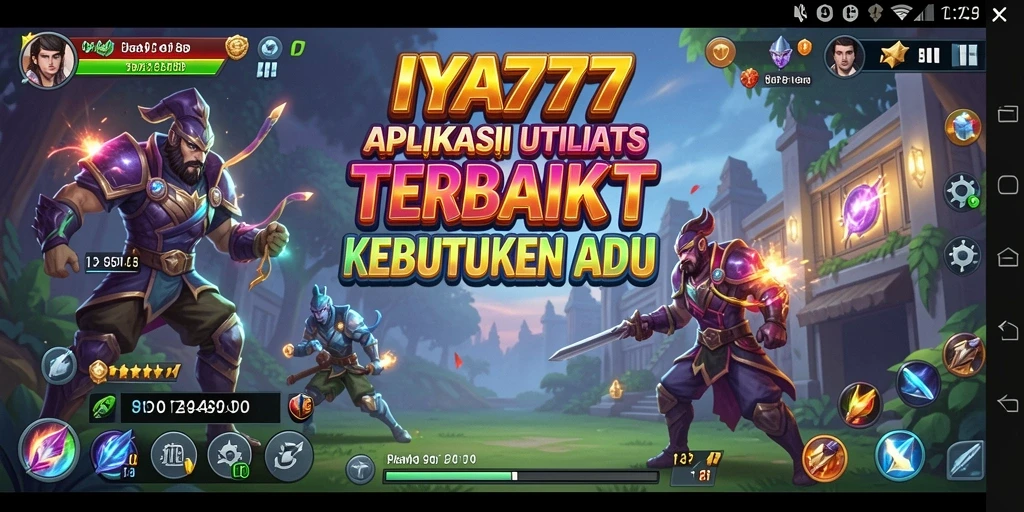 Tampilan antarmuka IYA777 yang intuitif dan praktis untuk aplikasi Utility.