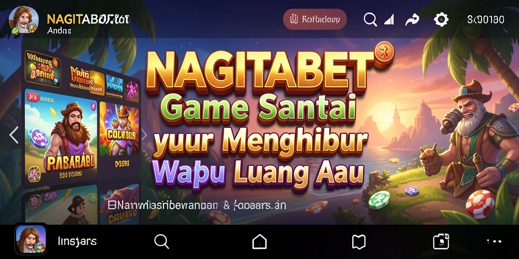 Tampilan gameplay NAGITABET yang seru dan penuh warna.